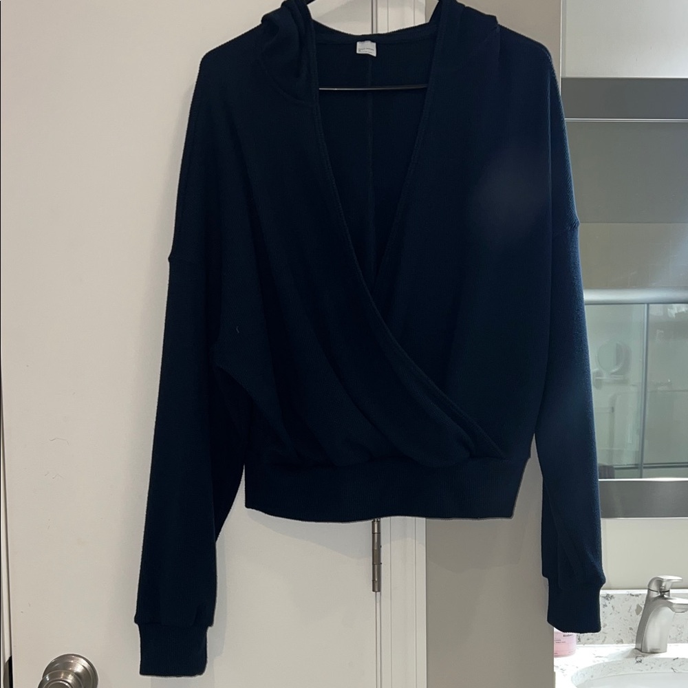 Gilly Hicks Wrap Sweater (navy)